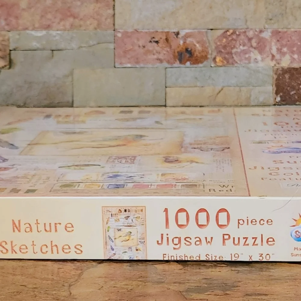 Bird-Themed Jigsaw Puzzle - Multicolor